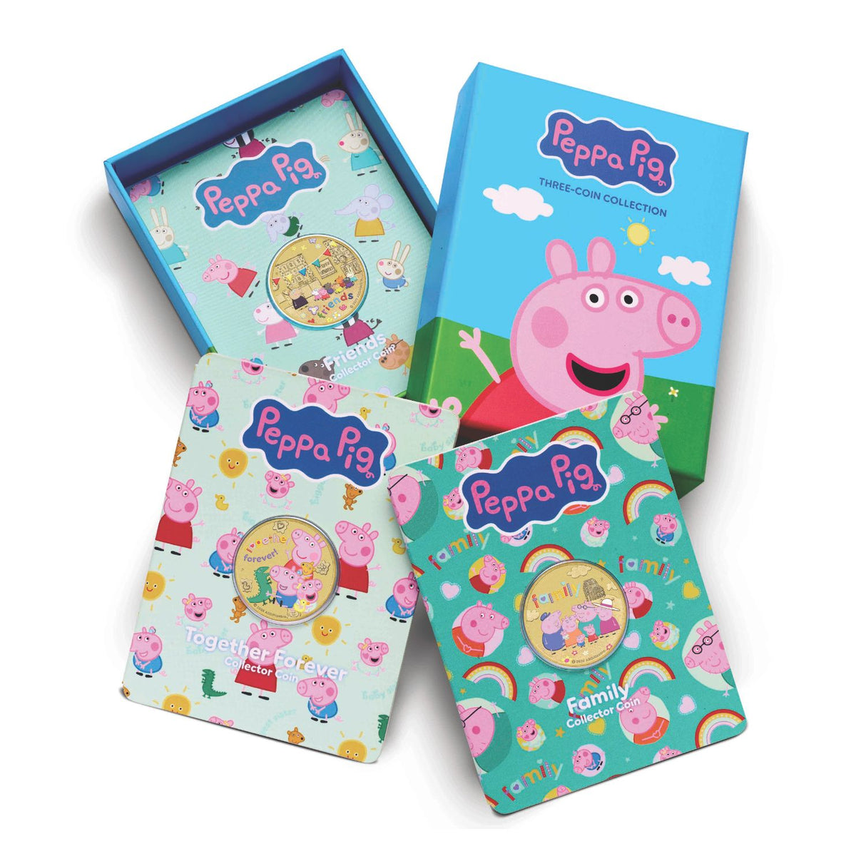 Peppa Pig 2026 $1 Colour Uncirculated 3-Coin Set