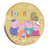 Peppa Pig Family 2026 $1 Colour Uncirculated Coin
