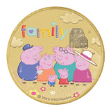 Peppa Pig Family 2026 $1 Colour Uncirculated Coin