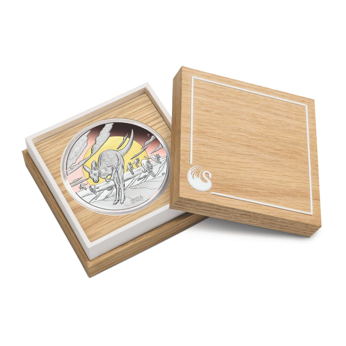 Australia The Outback 2026 $8 Kangaroo Double Gold-plated 5oz Silver Proof Coin