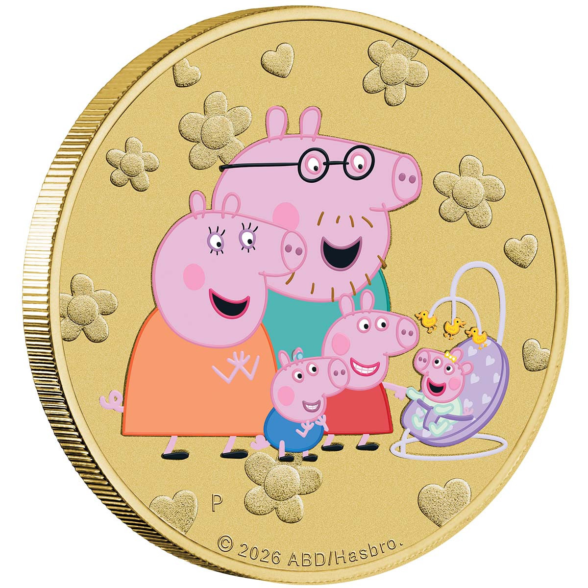 Peppa Pig 2026 $1 Stamp & Coin Cover