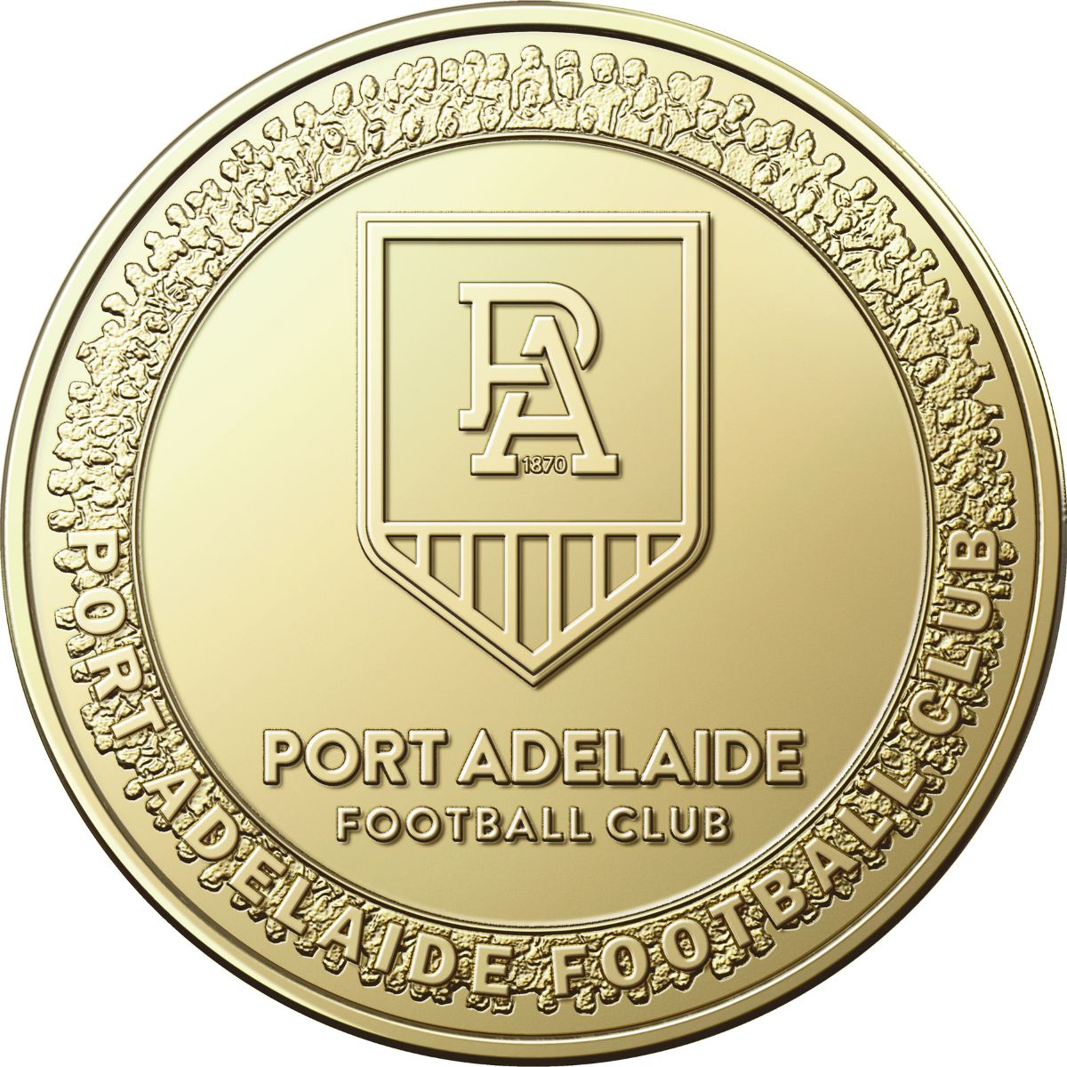 AFL Port Adelaide Power 2023 $1 Aluminium-Bronze Uncirculated Coin