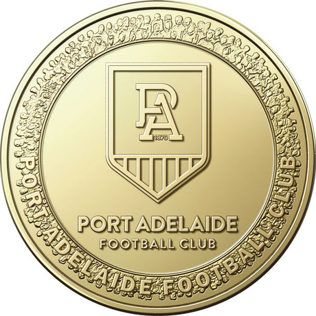 AFL Port Adelaide Power 2023 $1 Aluminium-Bronze Uncirculated Coin