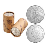 Australia Charles III 2026 50c Cupro-Nickel Uncirculated 20-Coin Heads/Heads or Tails/Tails RAM Mint Roll