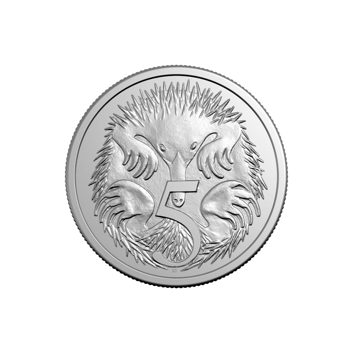Australia Charles III 2026 5c Cupro-Nickel Uncirculated 40-Coin Heads/Heads or Tails/Tails RAM Mint Roll