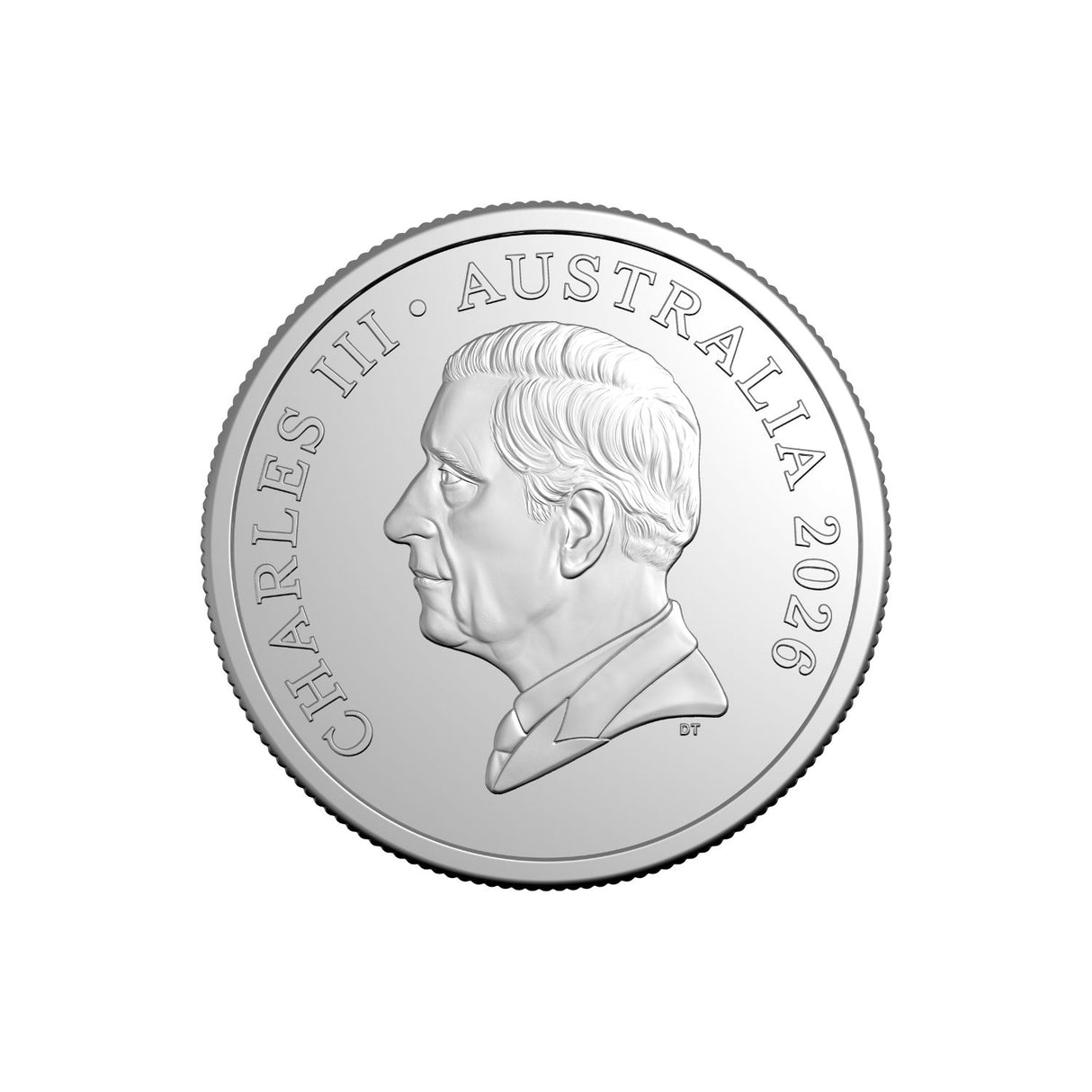 Australia Charles III 2026 5c Cupro-Nickel Uncirculated 40-Coin Heads/Heads or Tails/Tails RAM Mint Roll