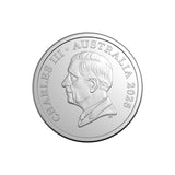 Australia Charles III 2026 5c Cupro-Nickel Uncirculated 40-Coin Heads/Heads or Tails/Tails RAM Mint Roll