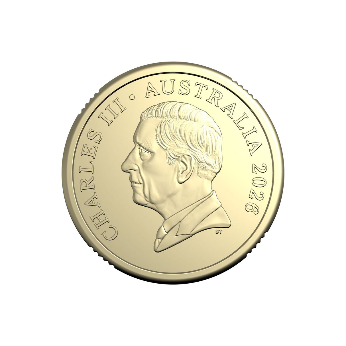 Australia Charles III 2026 $2 Aluminium-Bronze Uncirculated 25-Coin Heads/Heads or Tails/Tails RAM Mint Roll