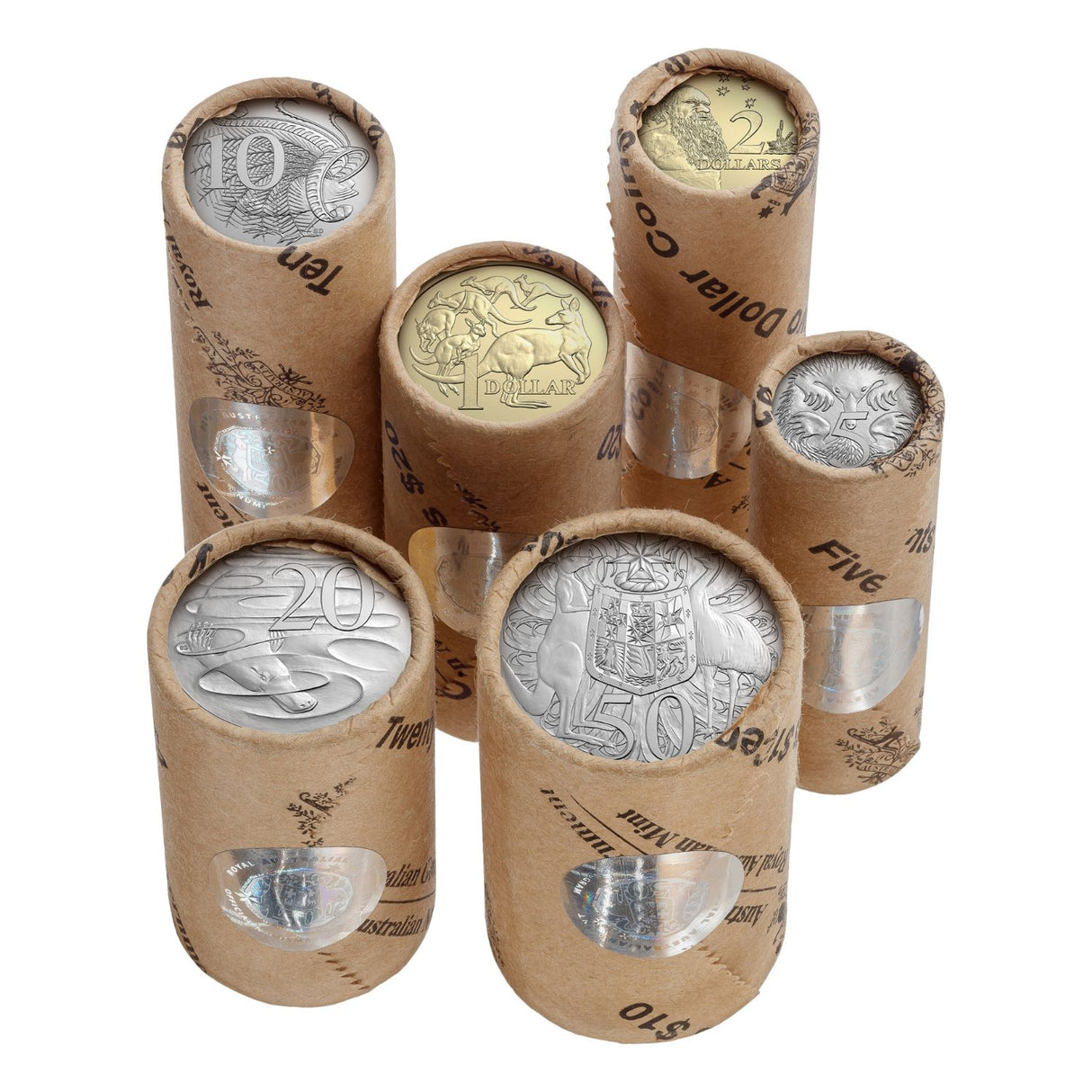 Australia Charles III 2026 5c-$2 Coin Premium Mint Roll Set