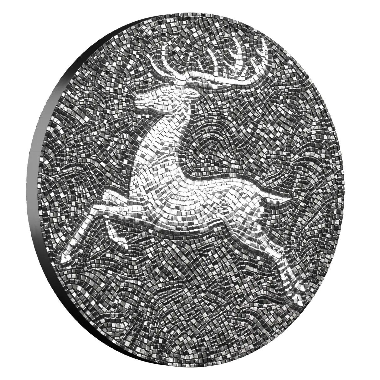 The White Stag 2026 $2 2oz Silver Antique Coin