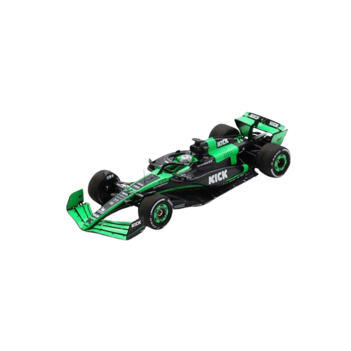 Stake F1 Team Kick Sauber C44 No.77 Stake F1 Team Kick Sauber Abu Dhabi GP 2024  - Valtteri Bottas - "Last Race" - 1:43 Scale Resin Model Car