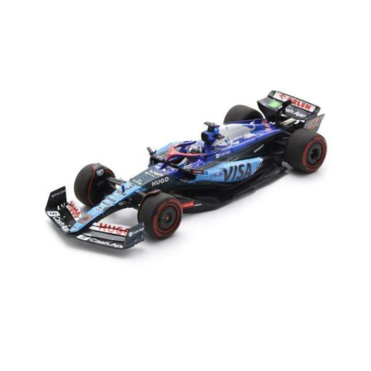 Visa Cash App RB Formula One Team VCARB 01 No.3 Singapore GP 2024 - Daniel Ricciardo - 1:43 Scale Resin Model Car