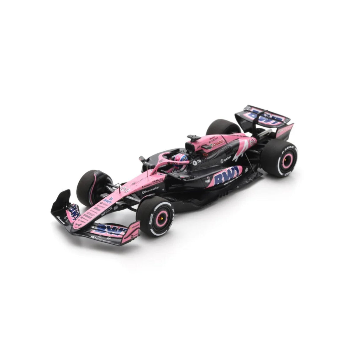 BWT Alpine F1 Team A524 No.61 Abu Dhabi GP 2024 - Jack Doohan - 1:43 Scale Resin Model Car
