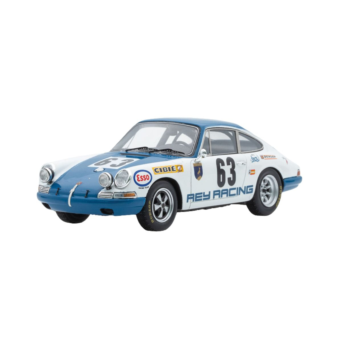 Porsche 911S No.63 Le Mans 24H 1970  -  J. Rey - B. Cheneviere - 1:43 Scale Resin Model Car