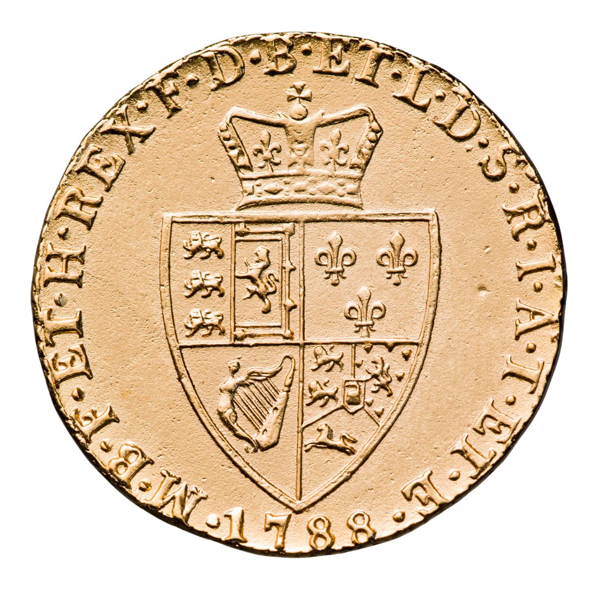 Great Britain George III 1788 Spade Guinea Replica