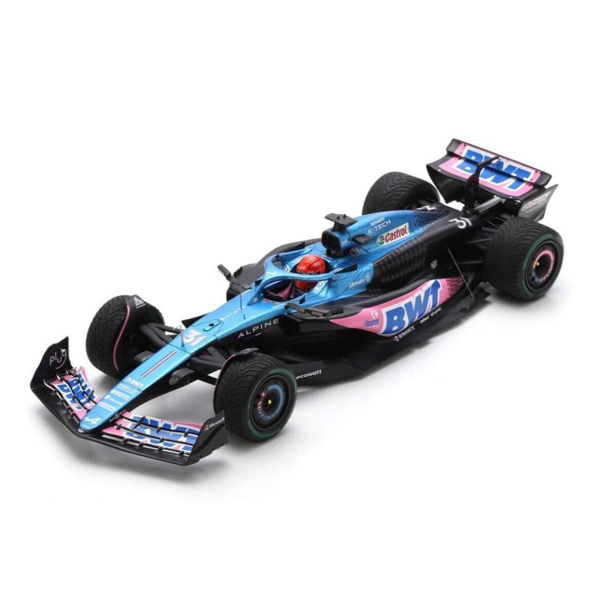 Alpine A523 No.31 BWT Alpine F1 Team - 3rd Monaco GP - Esteban Ocon - 1:18 Scale Resin Model Car