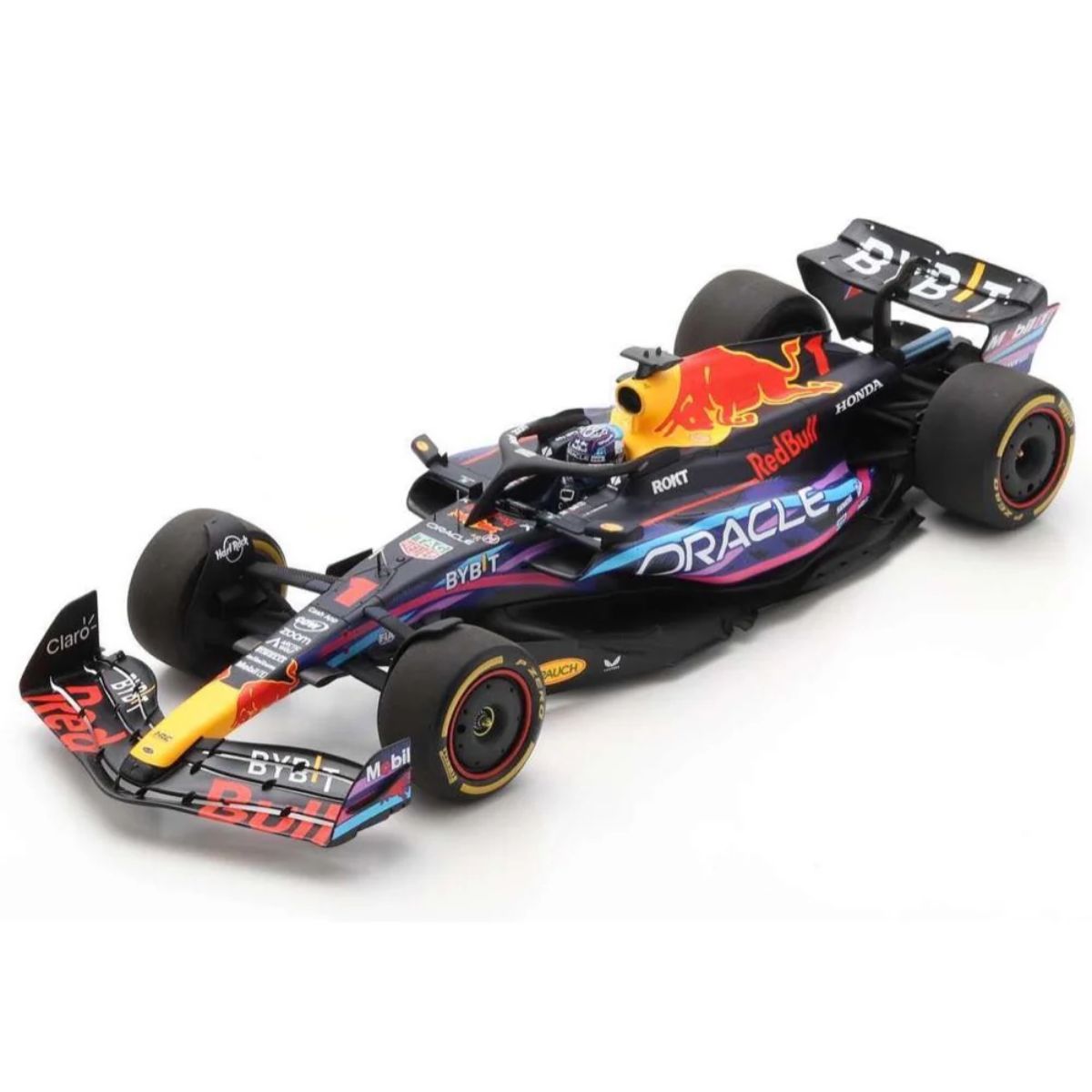 Oracle Red Bull Racing RB19 No.1 Winner Miami GP 2023 Max Verstappen - 1:18 Scale Resin Model Car