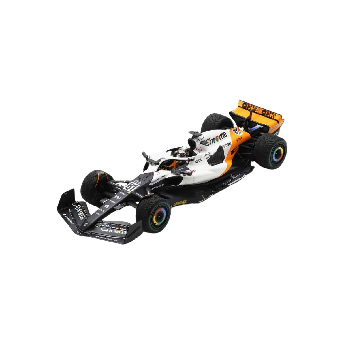 McLaren MCL60 No.81 - Oscar Piastri - 10th Monaco GP 2023 - 1:18