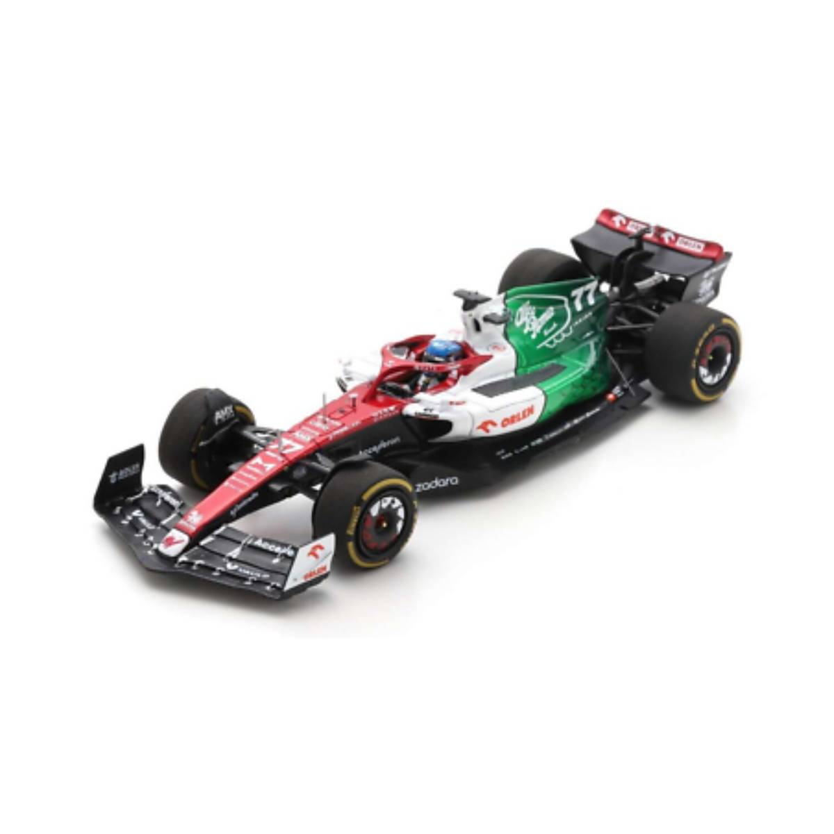 Alfa Romeo F1 Team ORLEN C42 No.77 Alfa Romeo F1 Team ORLEN - Azerbaijan GP 2022 - Valtteri Bottas - 1:43 Scale Resin Model Car