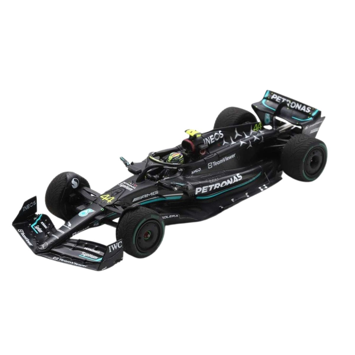 Mercedes-AMG F1 W14 4th Monaco GP 2023 - Lewis Hamilton - 1:43 Scale Resin Model Car