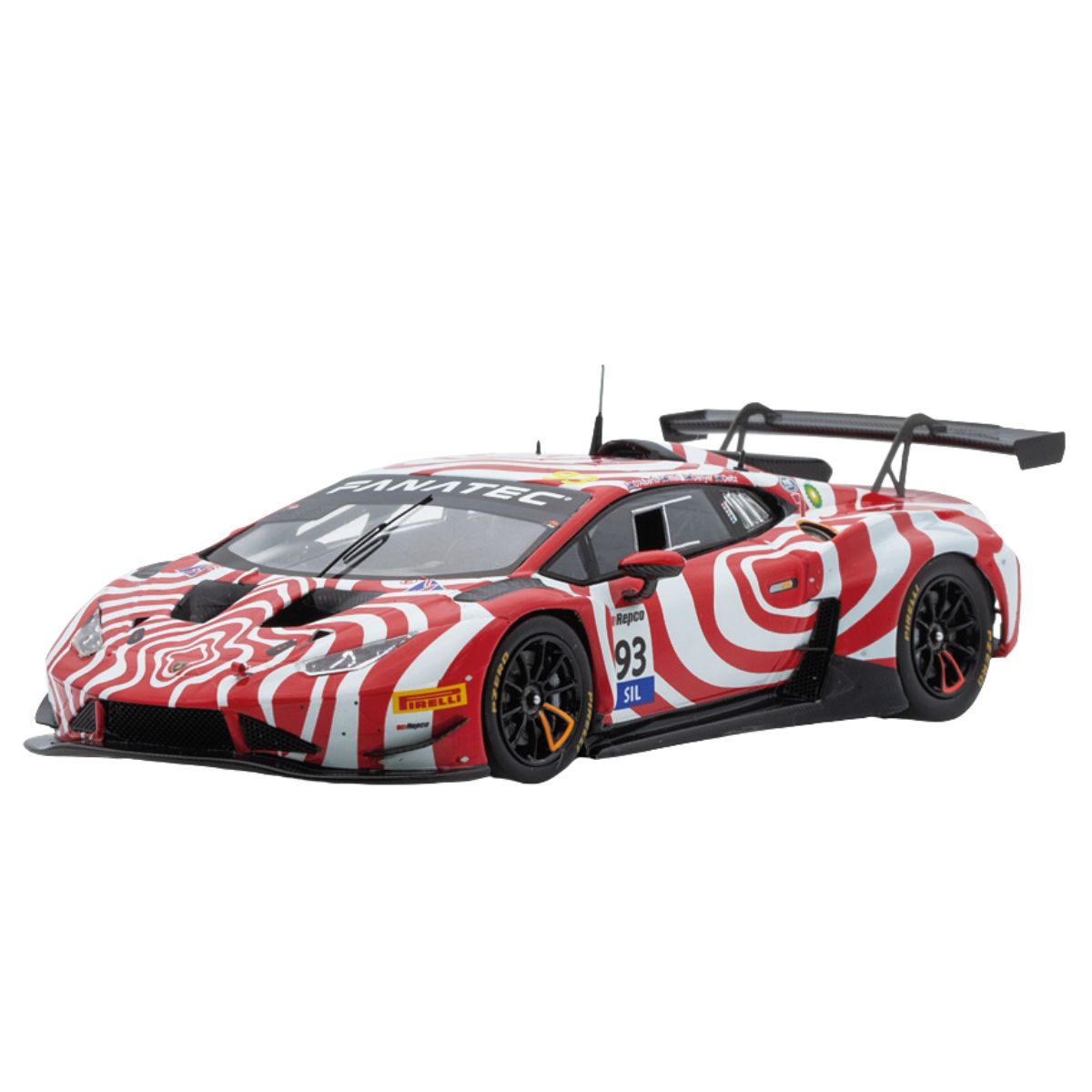 Lamborghini Huracán GT3 EVO 2 No.93 Wall Racing - 12th Bathurst 12H 2024 - T. D'Alberto - D. Wall - G. Denyer - A. Deitz.  Limited 300 - 1:43 Scale Resin Model Car