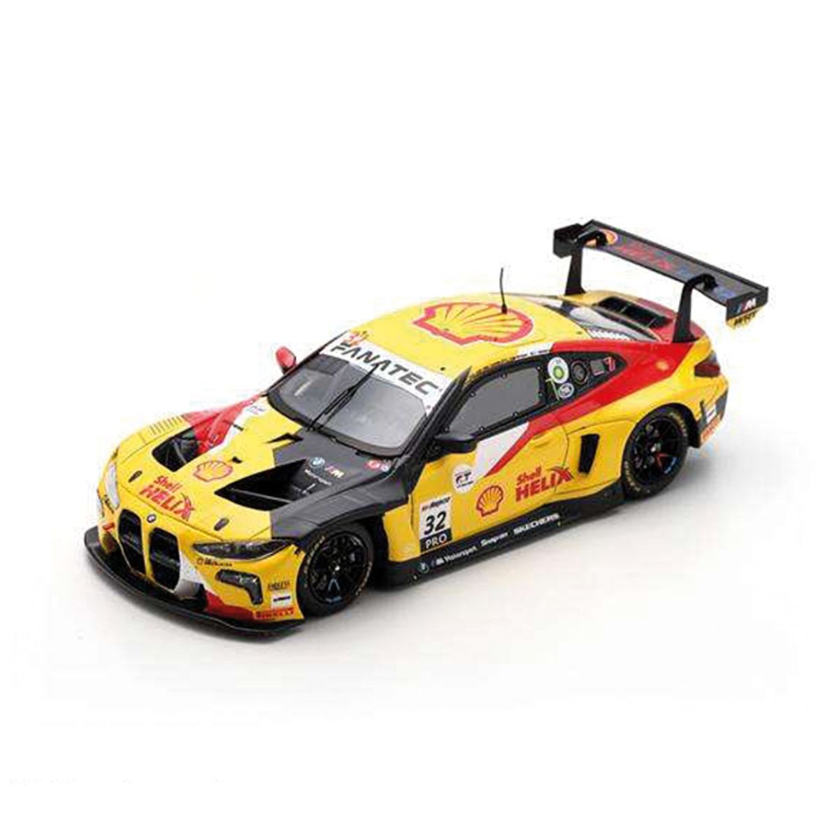 BMW M4 GT3 No.32 Team WRT - Pole Position Bathurst 12H 2024 - C. Weerts - D. Vanthoor - S. van der Linde.  Limited 300 - 1:43 Scale Resin Model Car
