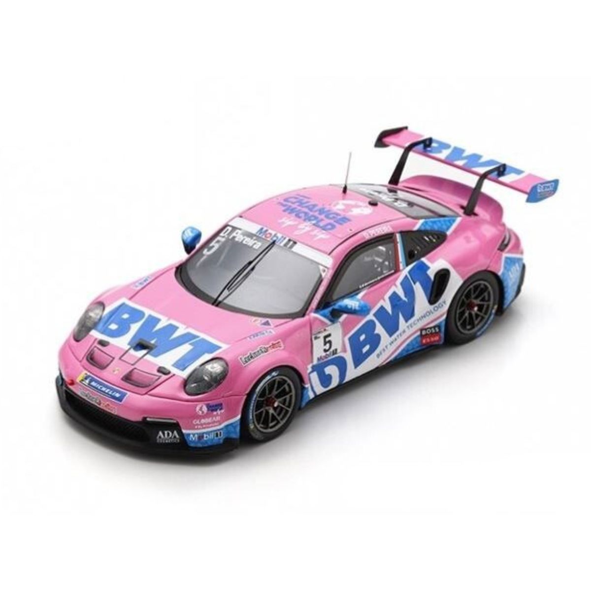 Porsche 911 GT3 Cup No.5 Porsche Supercup Champion 2022 - Dylan Pereira - 1:43 Scale Resin Model Car