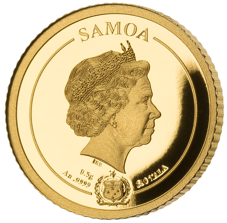 The Vikings 2022 $50 1/2g Gold Proof Coin