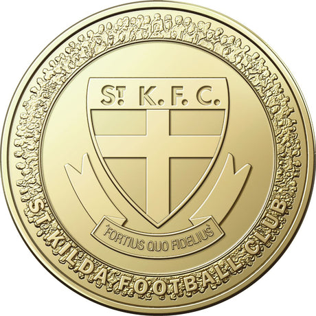 AFL St Kilda Saints 2023 $1 Aluminium-Bronze Uncirculated Coin