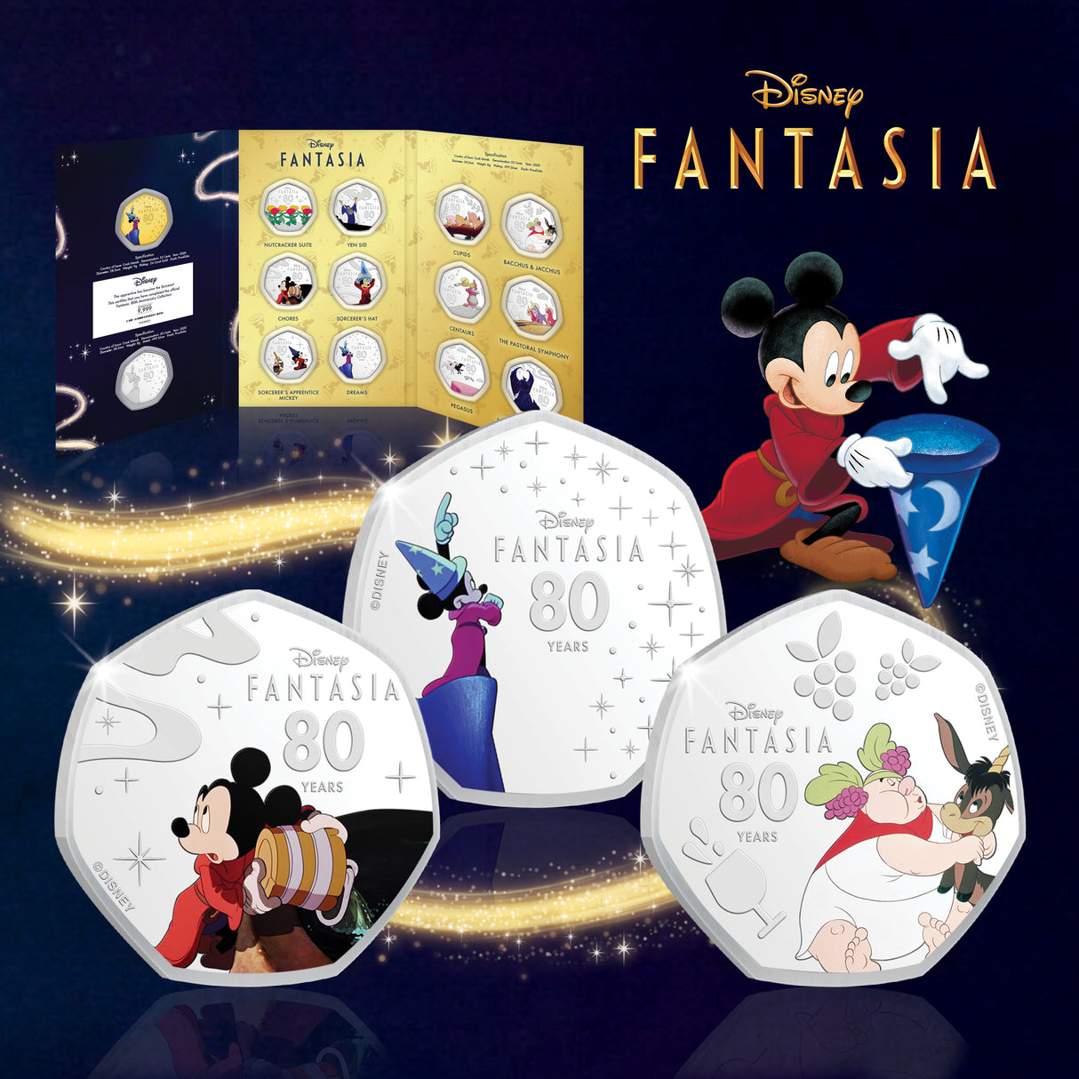Fantasia 80th Anniversary Coin Collection