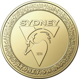 AFL Sydney Swans 2023 $1 Aluminium-Bronze Uncirculated Coin x10