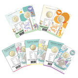 Australia 2020-2024 $2 Tooth Fairy Aluminium-Bronze Uncirculated 5-Coin Bundle