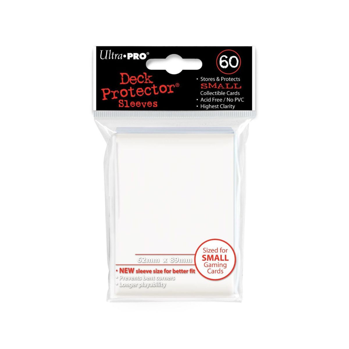 Ultra Pro Small Deck Protector White (60)