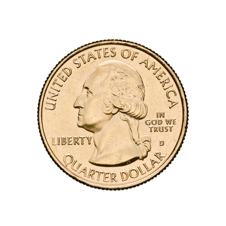 US National Parks 2018 Block Island Gold-plated Coin