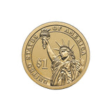 US Presidents 2015 $1 Lyndon B. Johnson Gold-plated Coin