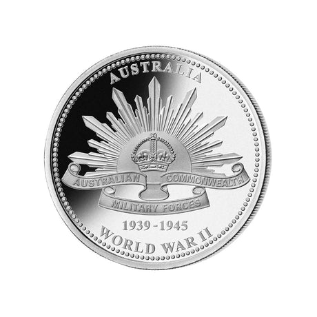 Second World War Australian Women’s Army Service Silver Prooflike Commemorative