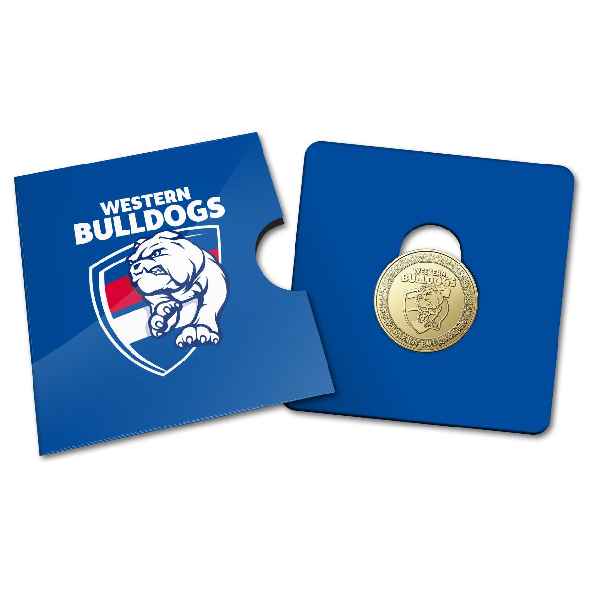 AFL Western Bulldogs 2023 $1 Aluminium-Bronze Uncirculated Coin