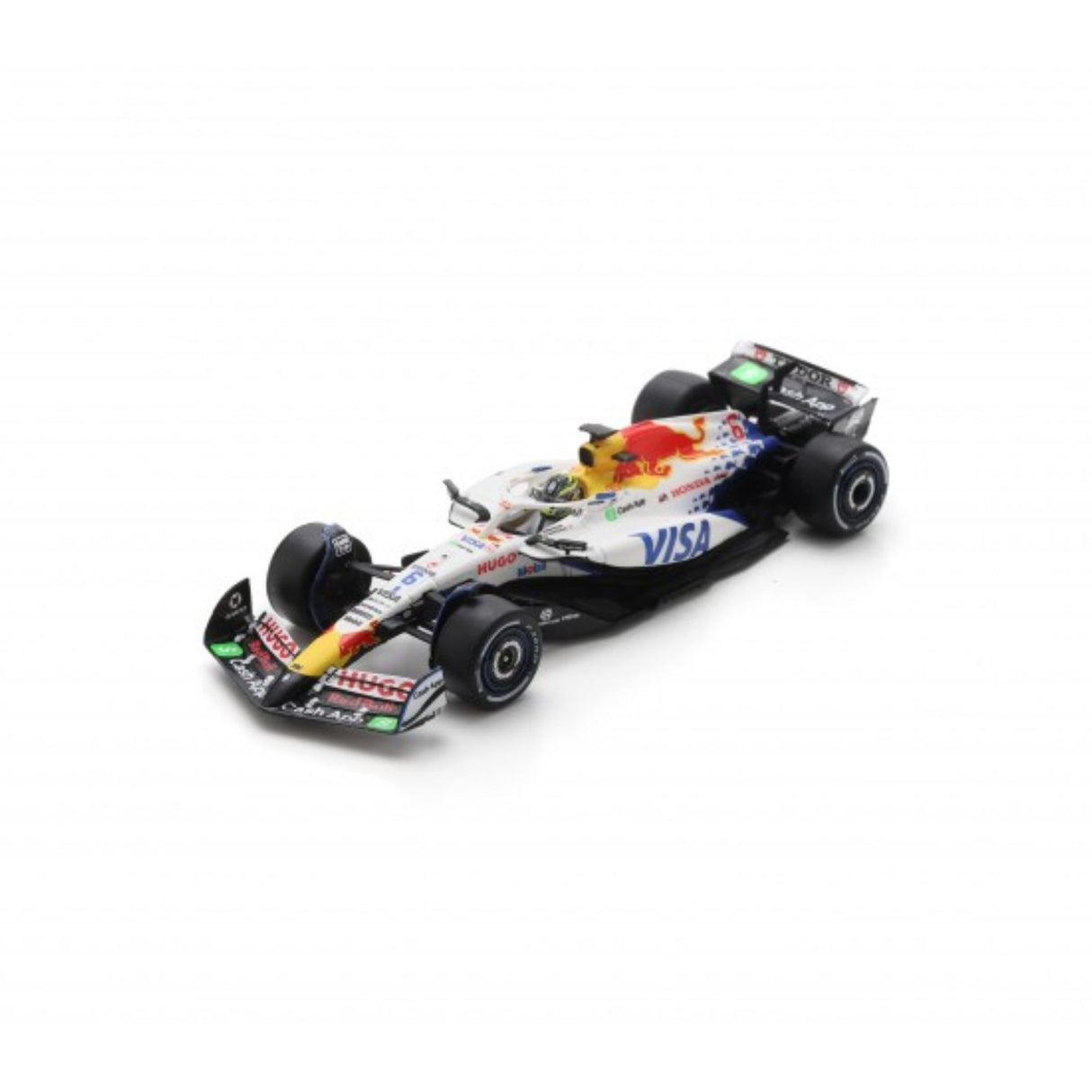 Racing Bulls VCARB 02 No.6 Visa Cash App Racing Bulls Formula One Team - 8th Japanese GP 2025 - Isack Hadjar - 1:64 Scale Resin Model Car