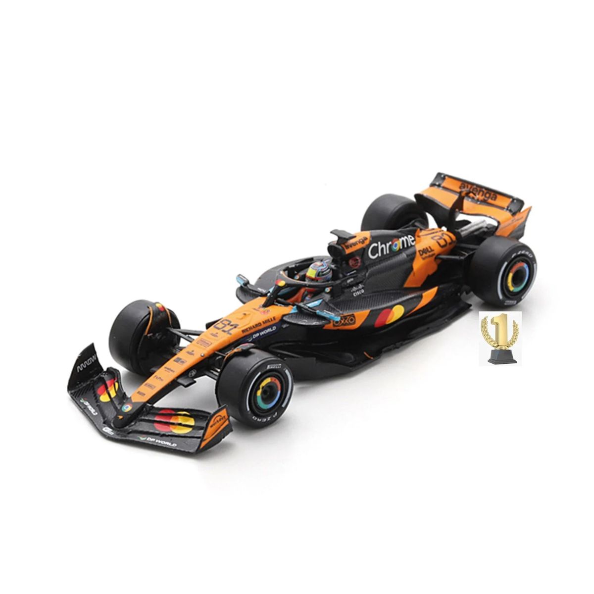 McLaren MCL39 No.81 McLaren Formula 1 Team - Winner Chinese GP 2025 - Oscar Piastri - 1:64 Scale Resin Model Car