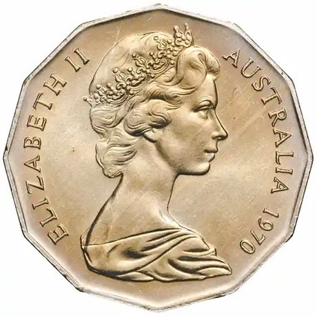 Captain Cook 1970 50c Specimen Coin