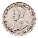 1923 Threepence Very Good-Fine