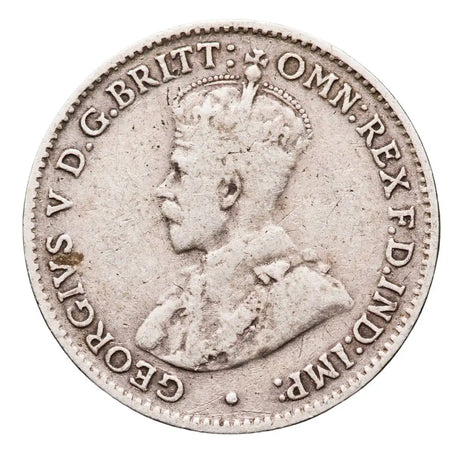 1923 Threepence Very Good-Fine