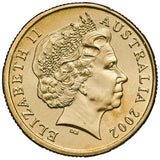 Year Of The Outback 2002 $1 'B' Mintmark Al-Br Uncirculated Coin