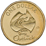 Year Of The Outback 2002 $1 'B' Mintmark Al-Br Uncirculated Coin