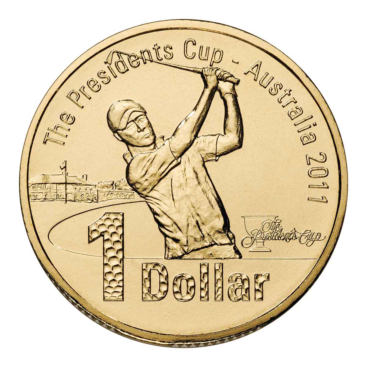 The Presidents Cup 2011 $1 Uncirculated Coin