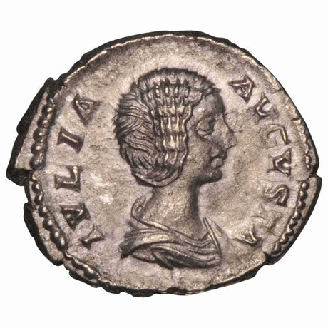 Roman Empire Julia Domna 193-217AD Silver Denarius Fine-Very Fine