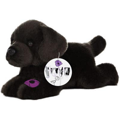 Purple Poppy Dog Plush Toy