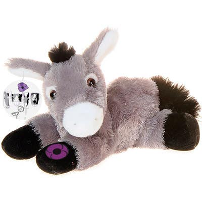 Purple Poppy Donkey Plush Toy