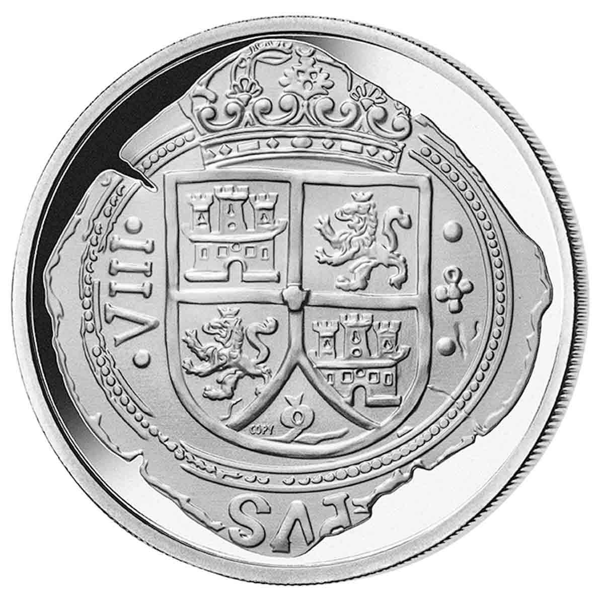 Gilt Dragon Spanish Reales Replica