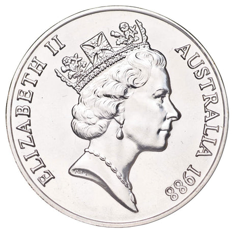 1988 $10 Bicentenial Silver Unc